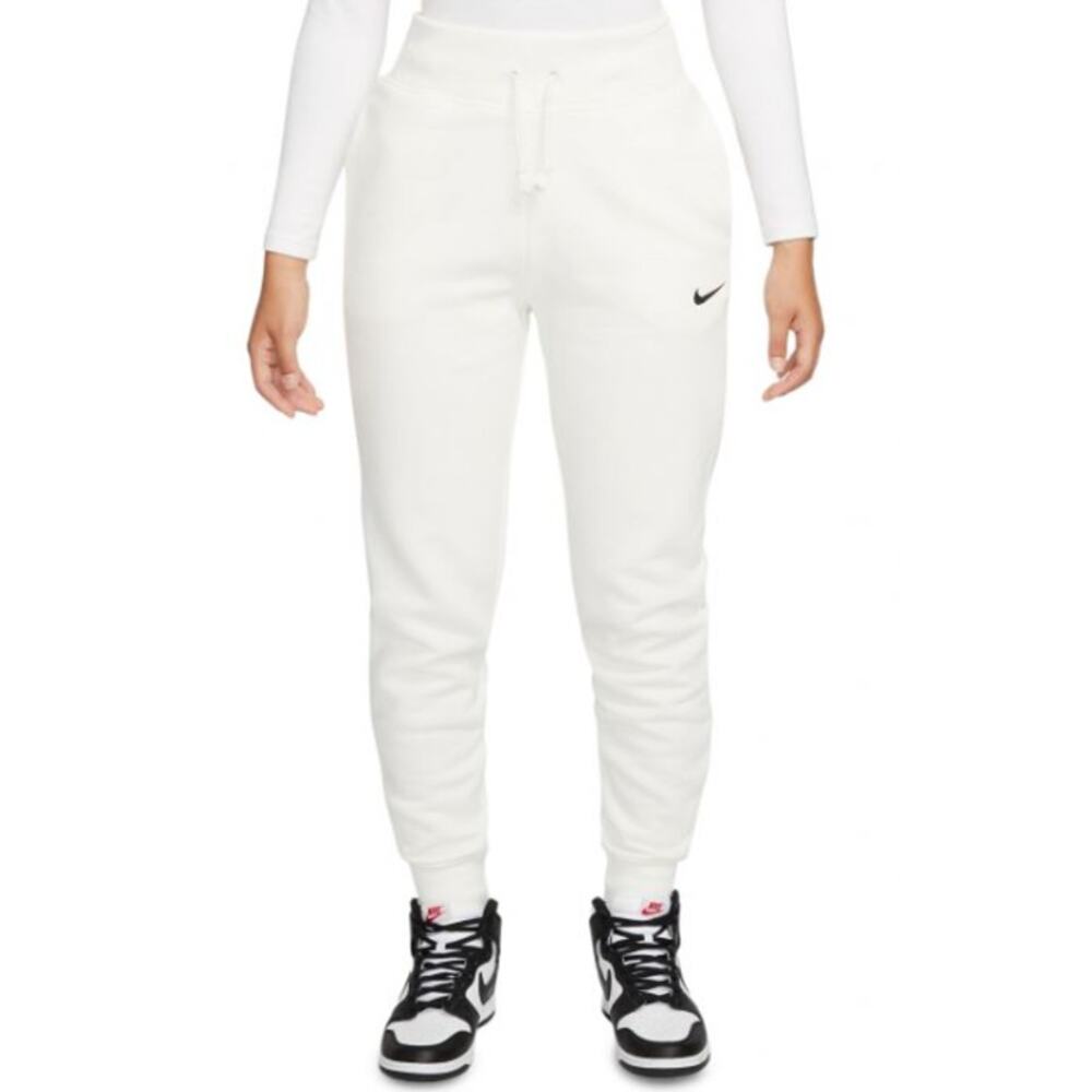 Nike Sportswear Phoenix Fleece Sail Jogger Sweatpants Womens Sz L (TALL)